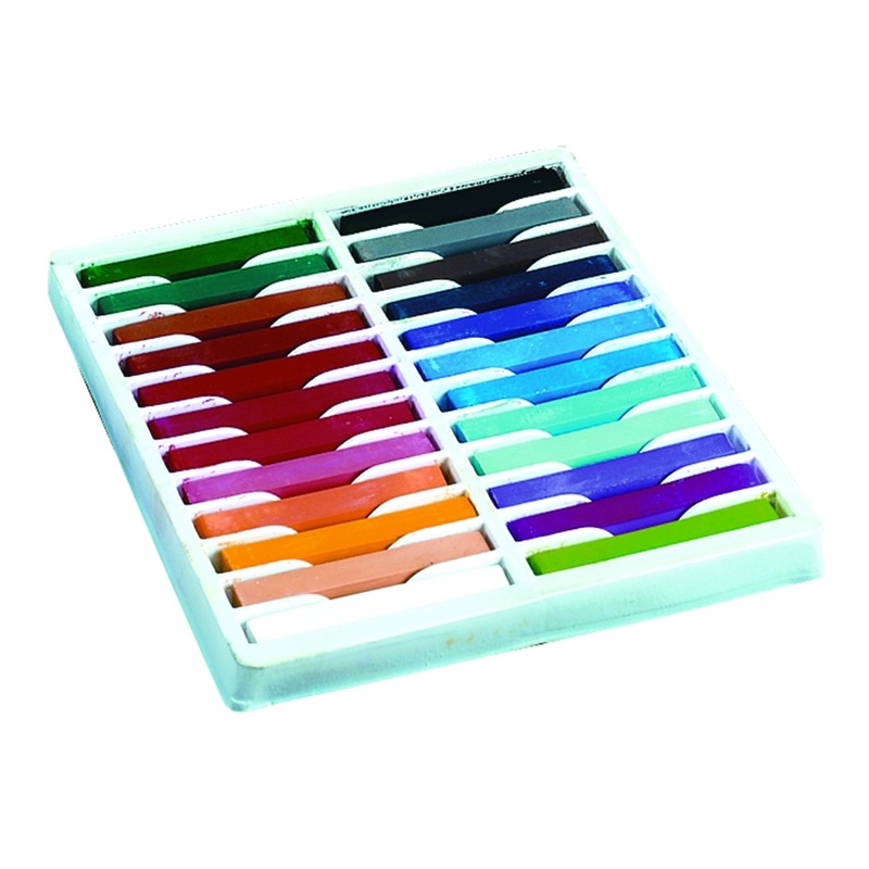Quality Artist Square Pastels (24 count)