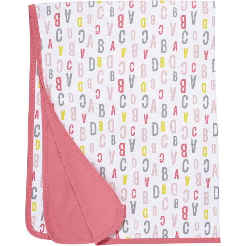 Skip Hop ABC-123 Reversible Welcome Blanket – Pink