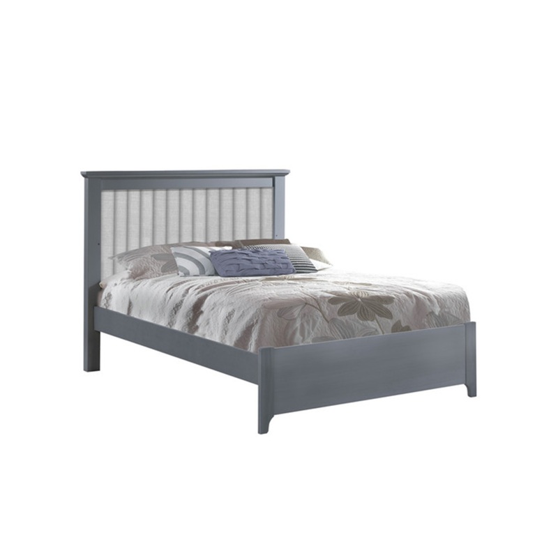 Taylor Double Bed with Grey Upholstery