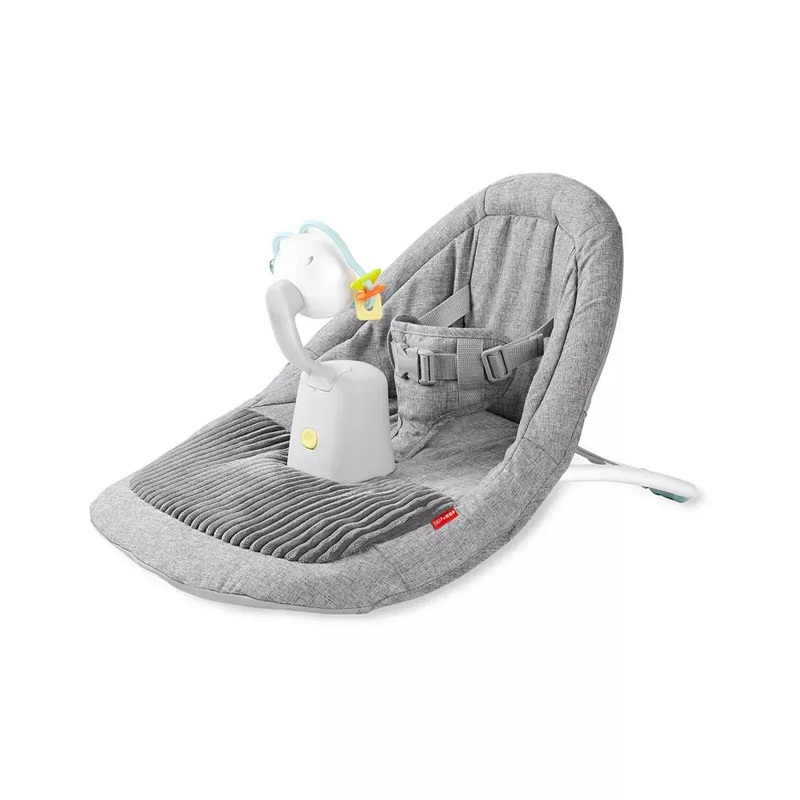 Baby Ergonomic Upright Activity Floor Seat with Toy – Gray