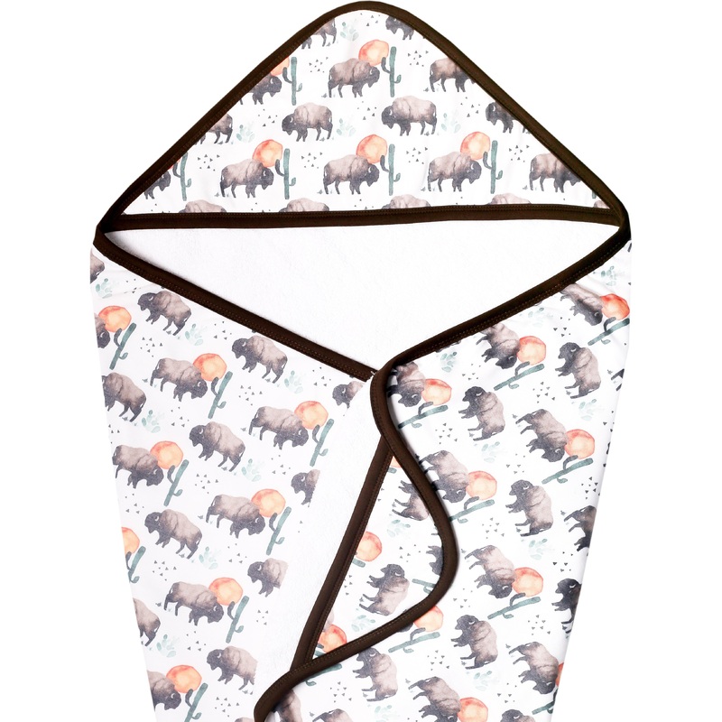 Copper Pearl Premium Baby Knit Hooded Towel | Bison