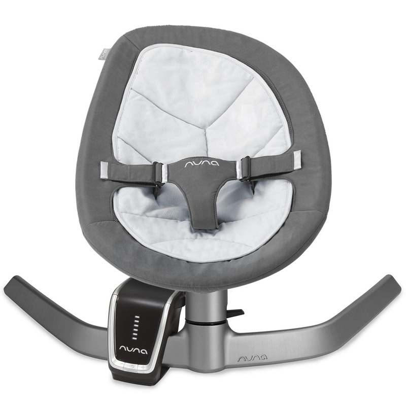 Nuna Leaf Bouncer & Wind Bundle – French Grey