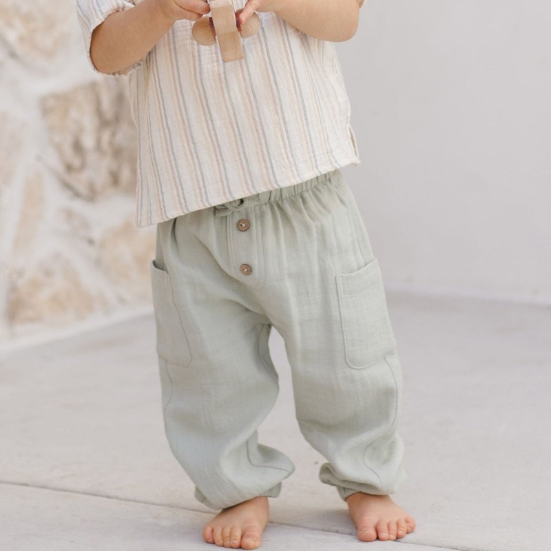 Quincy Mae – Organic Luca Pant – Sage