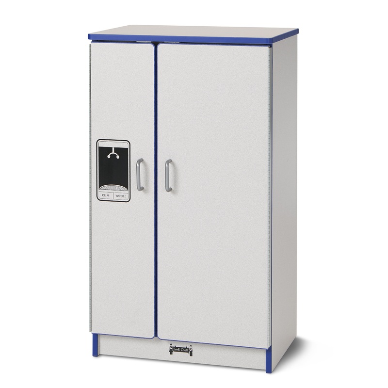 Rainbow Accents Culinary Creations Kitchen Refrigerator – Blue