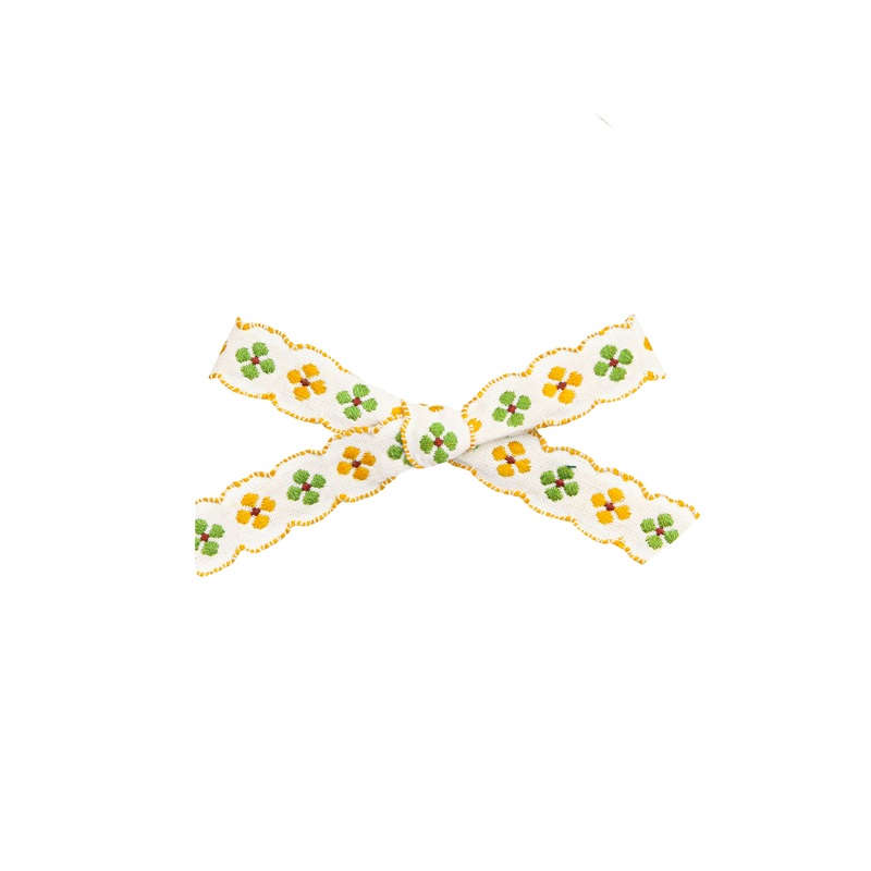 Ribbon Bow – Lucky Clover Clip
