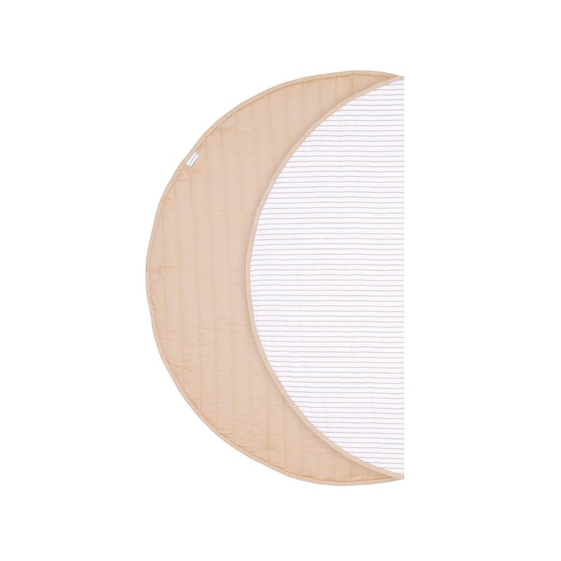 Toddlekind USA Snuggle Mat in Stripes – Sandstone