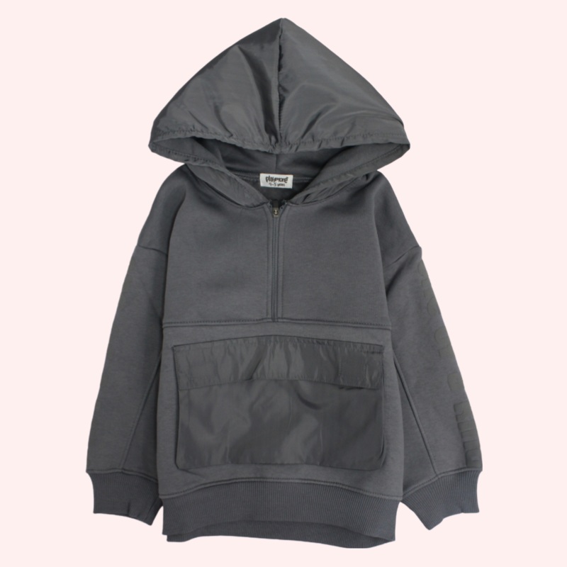 Unisex “Grey One of a Kind Sleeve” Hoodie