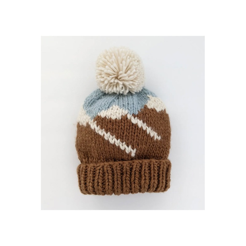 Huggalugs Mountain Hand Knit Beanie Hat