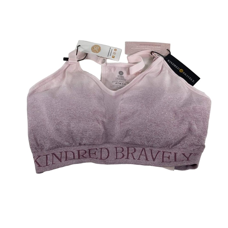 Kindred Bravely Sublime Hands-Free Pumping & Nursing Bra, Large, Ombre Purple, Regular