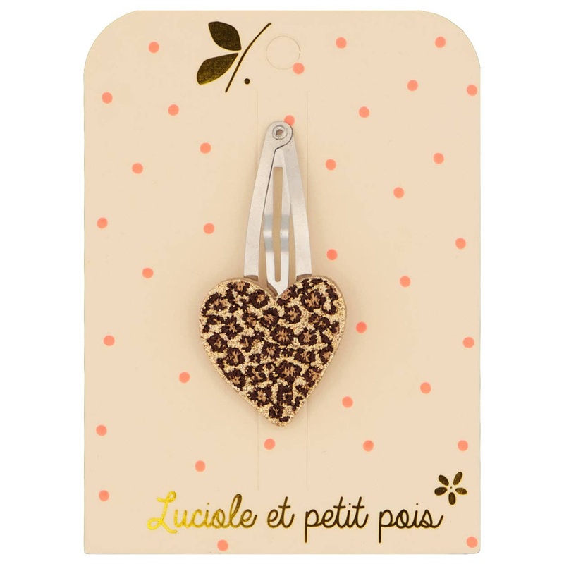 Luciole et Petit Pois Leo Heart Clip
