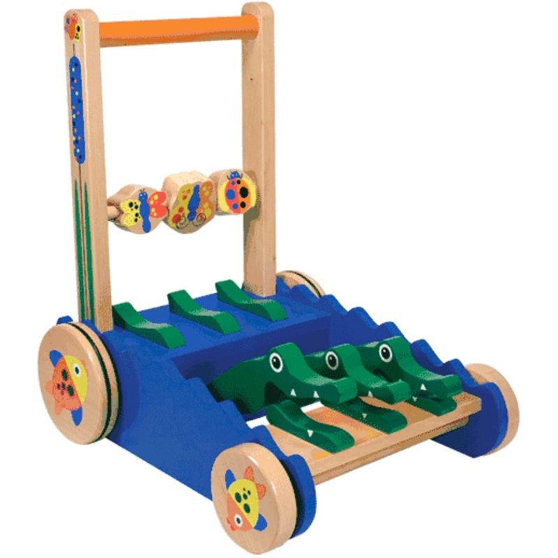 Melissa & Doug Push Chomp and Clack Alligator