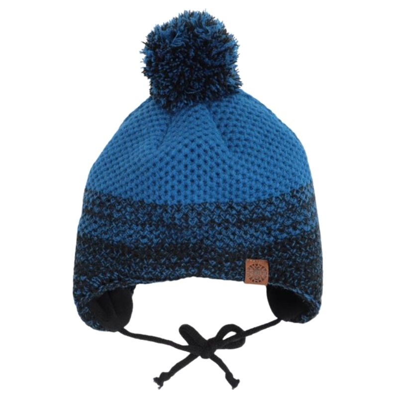 Pom Pom Two Tone Winter Hat
