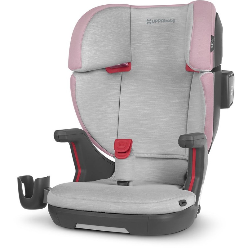 UPPAbaby OPEN BOX Alta V2 Belt Positioning Booster Car Seat – Iris (Grey Melange / Lavender)