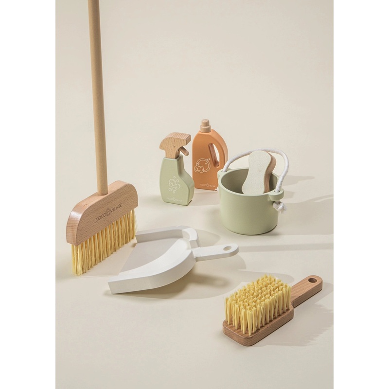 Wooden Cleaning Playset