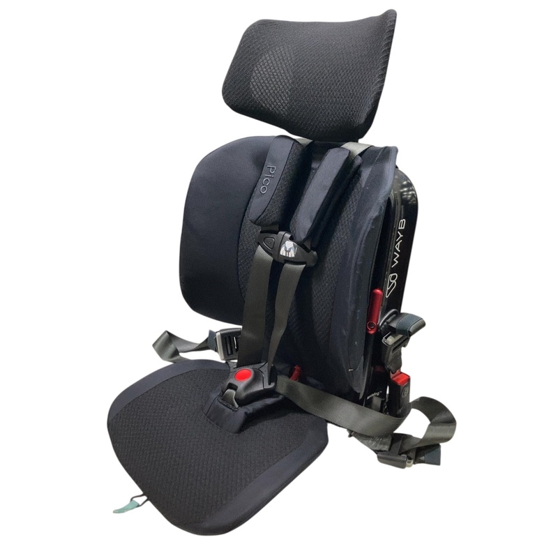 WAYB Pico Portable Car Seat Bundle, 2022, Jet, With Travel Bag