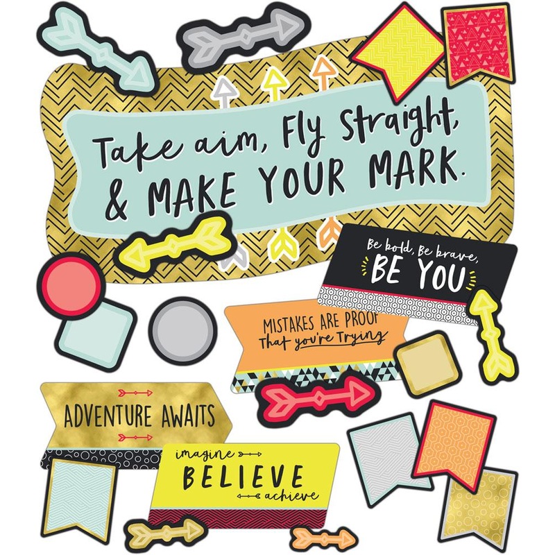 Aim High Make Your Mark Bulletin Board Set