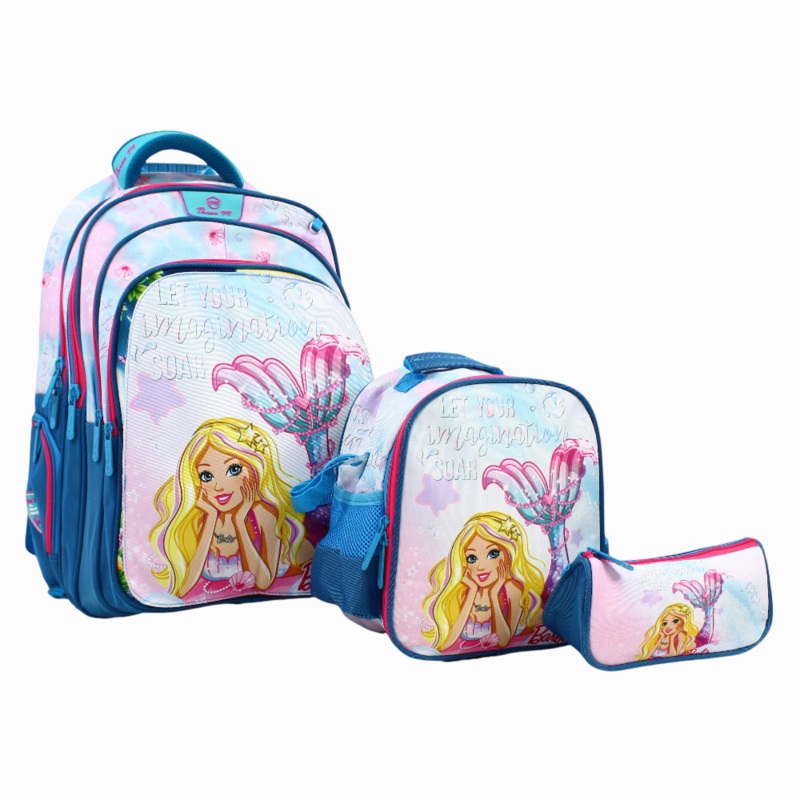 Barbie School Set 3 Faces in 1  19 Inches