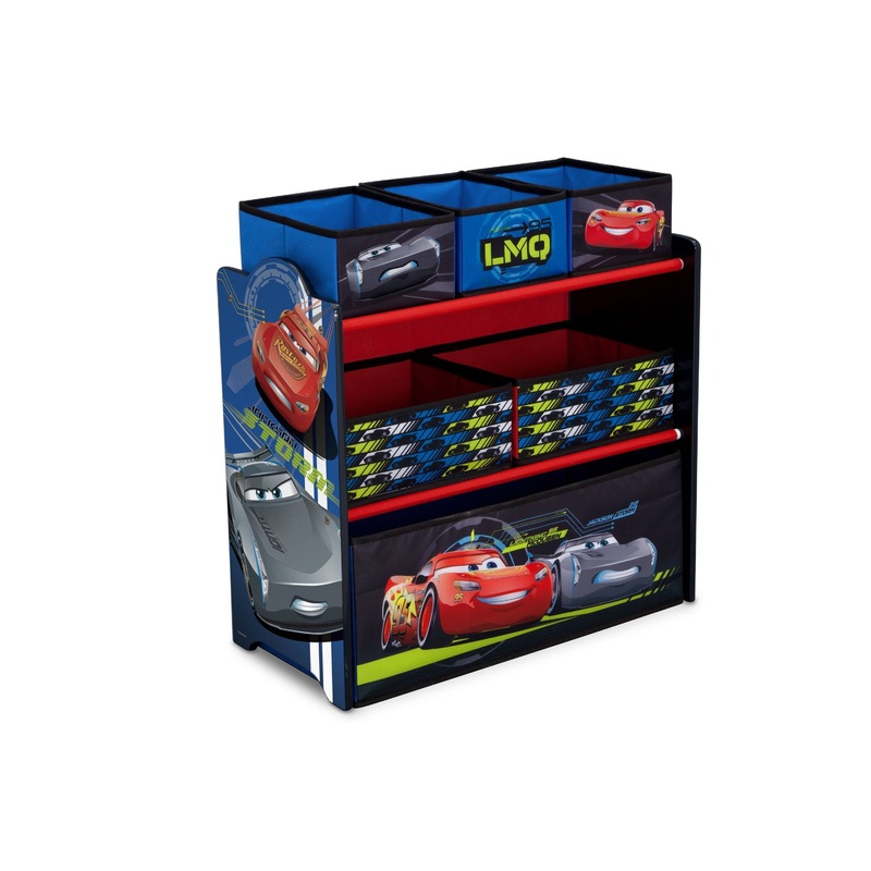 Cars Multi-Bin Toy Organizer