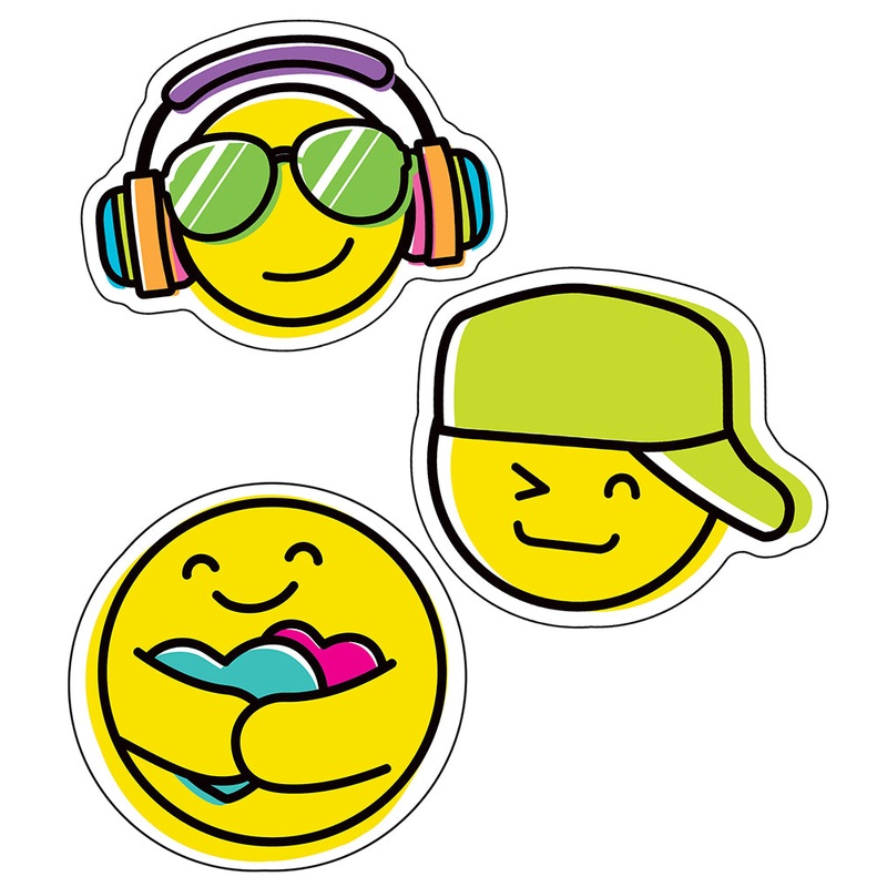 Kind Vibes Smiley Faces Cut-Outs