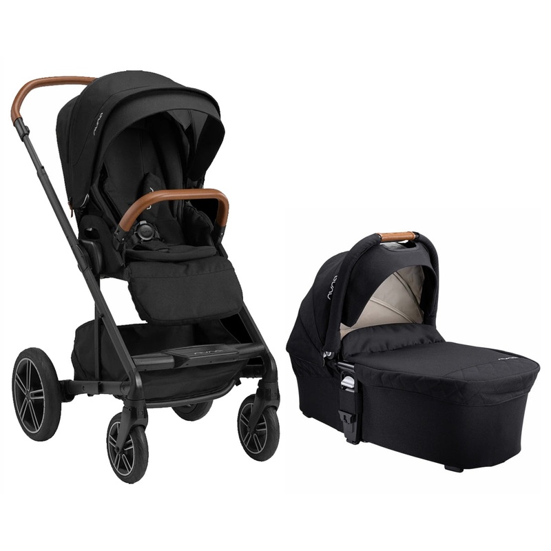 Nuna MIXX Next Stroller + Bassinet Bundle – Caviar