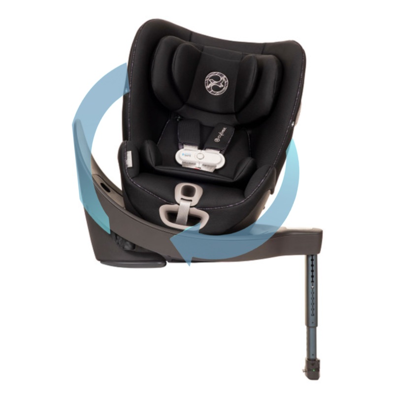 Sirona S 360 Rotating Convertible Car Seat with SensorSafe – Urban Black