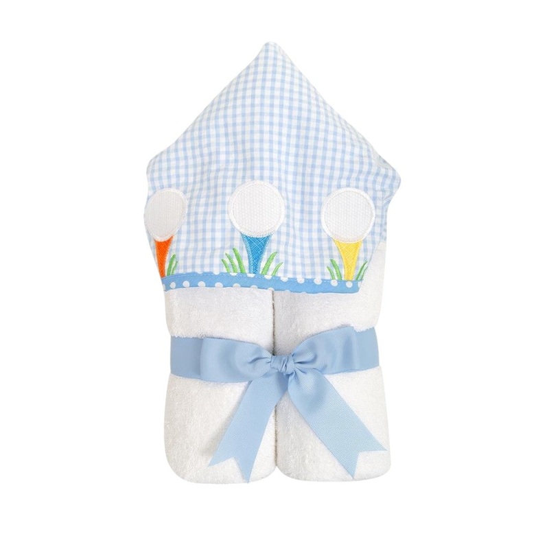 Applique Everykid Towel – Blue Golf