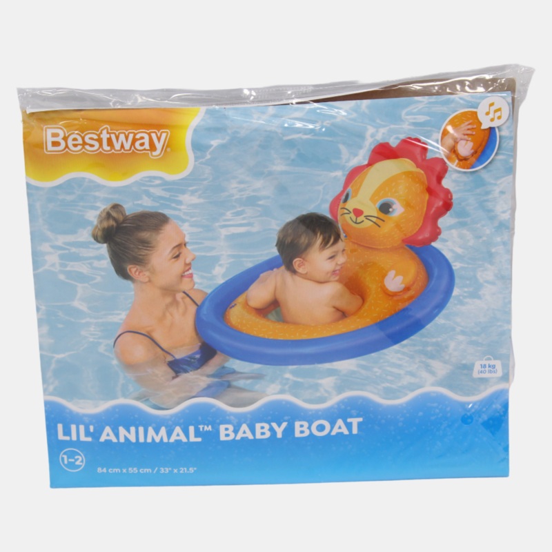Bestway H2O GO! Lil’ Animal Baby Boat (Ages 1-2) – Lion