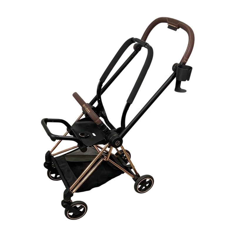 Cybex Mios3 Stroller Frame, Rose Gold/Brown