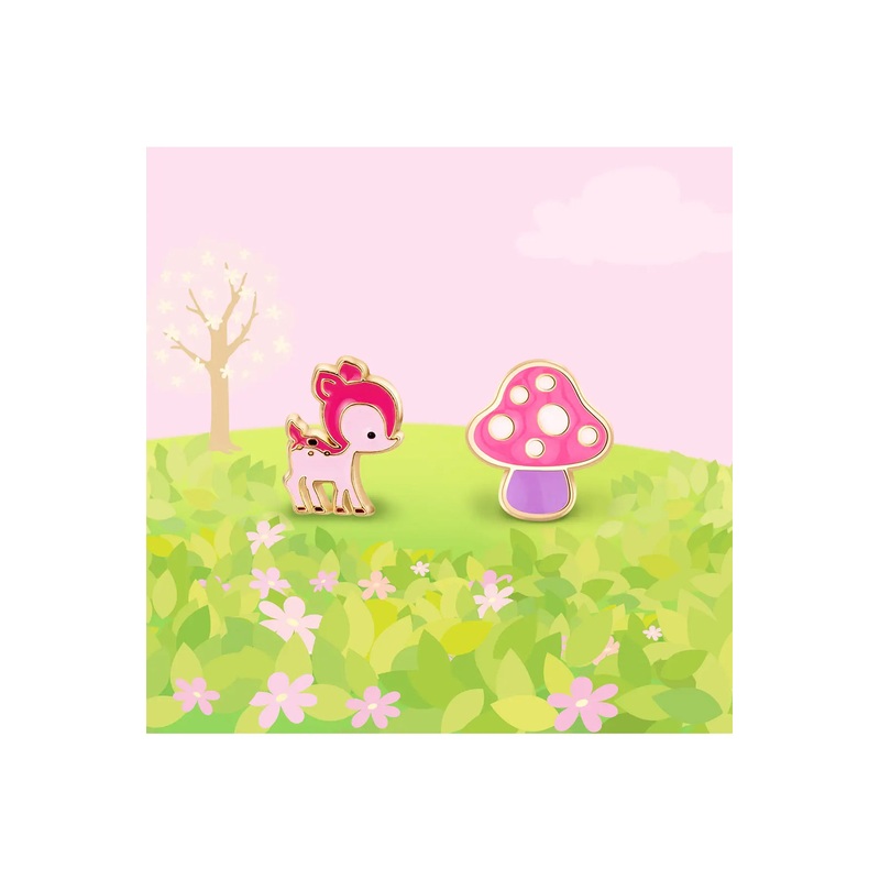 Girl Nation The Perfect Pair – Friendly Forest Stud Earrings