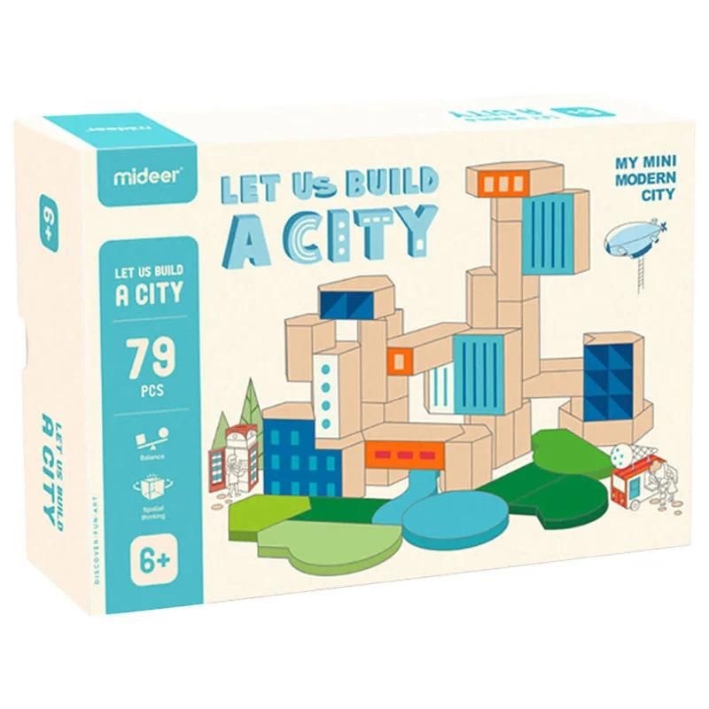 Let Us Build a City Blocks Set – 79 Pieces