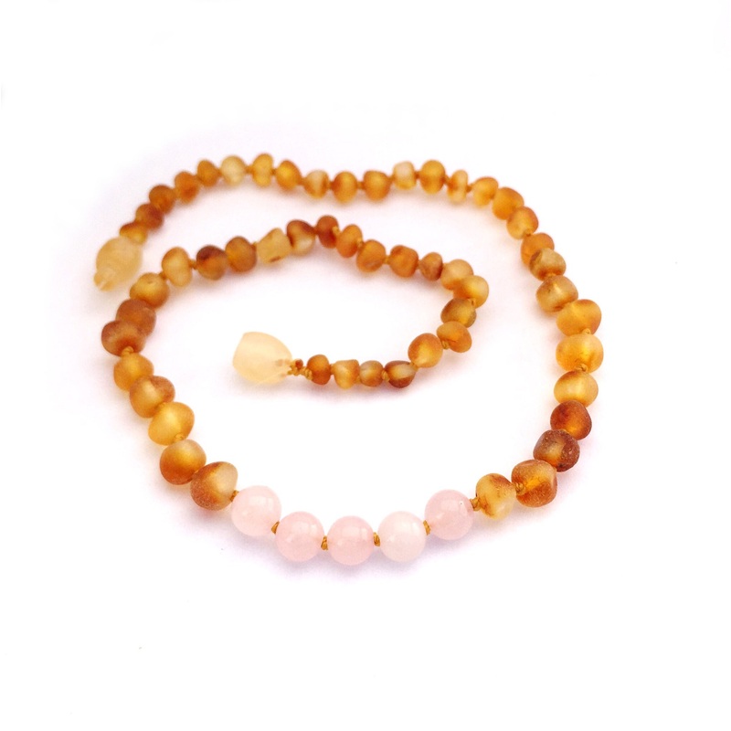 Momma Goose- Raw Honey & Rose Quartz