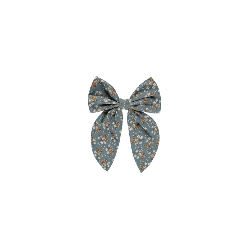 Rylee + Cru Oversized Bow – Blue Floral