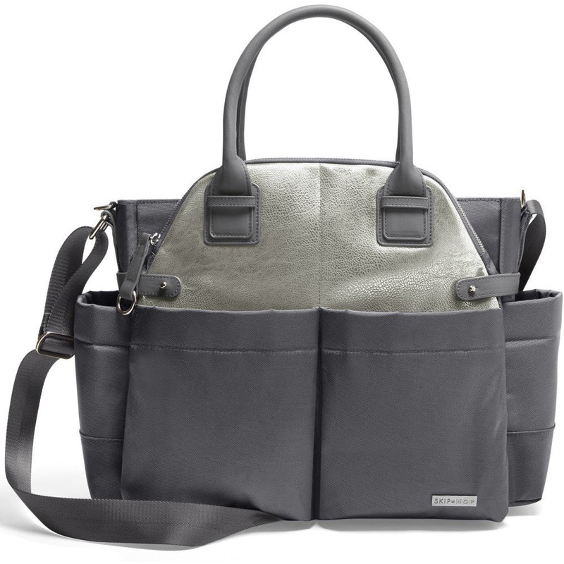 Skip Hop Chelsea Downtown Chic Diaper Bag – Charcoal Shimmer