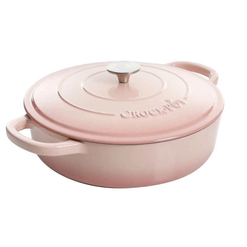 5qt Artisan Round Braiser- Pink