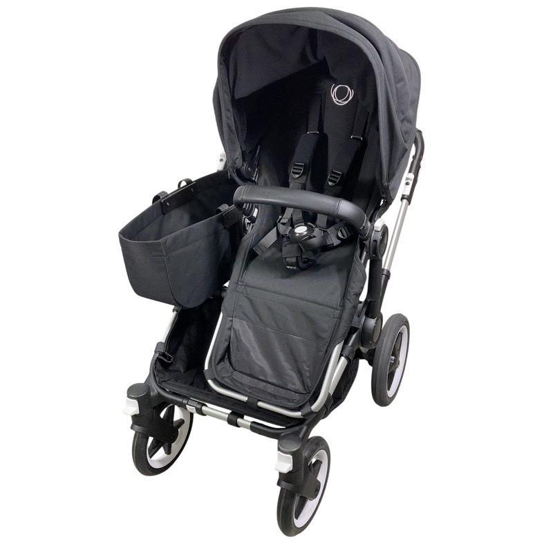 Bugaboo Donkey 5 Mono Stroller, 2024, Aluminum, Midnight Black, Midnight Black