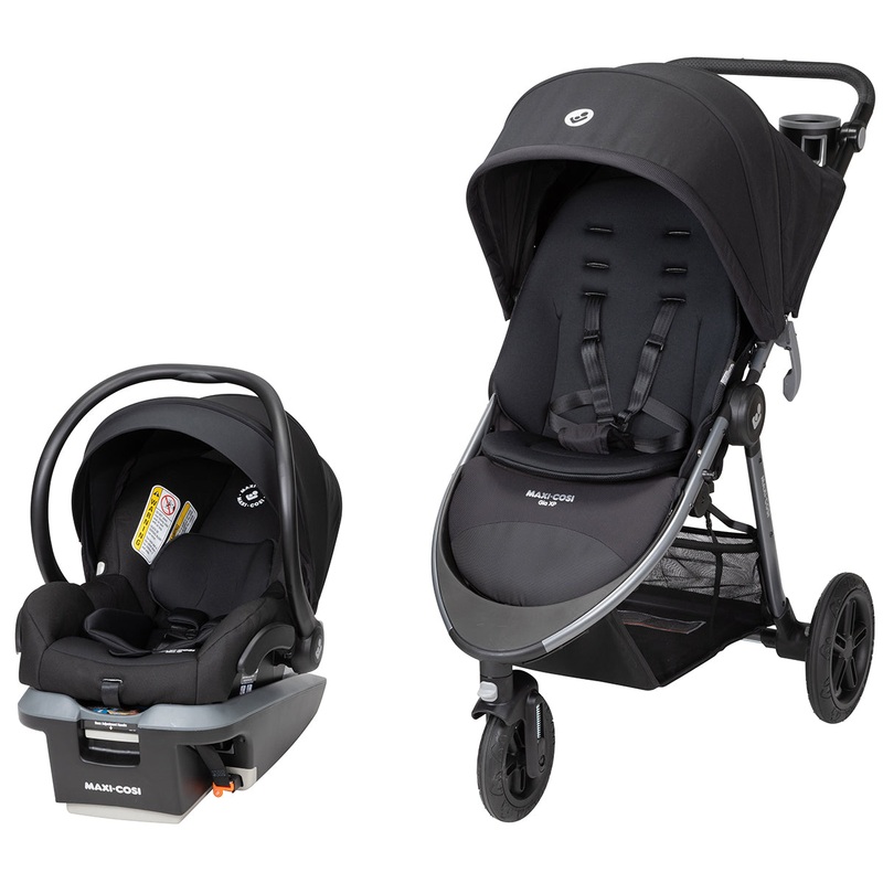 Maxi-Cosi Gia XP 3-Wheel Travel System – Midnight Black