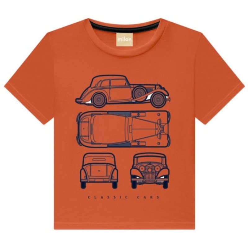 Milon T-Shirt | Egg Yolk Orange