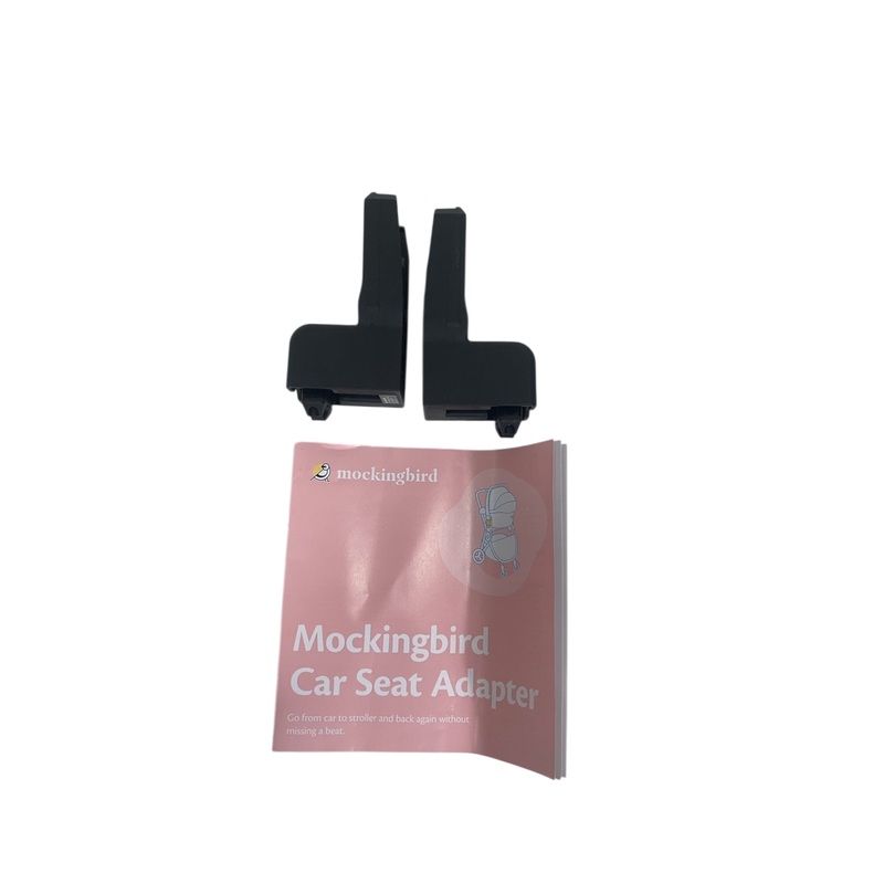Mockingbird Car Seat Adapter for Cybex/ Maxi Cosi/Nuna/Britax (Updated Version), Black