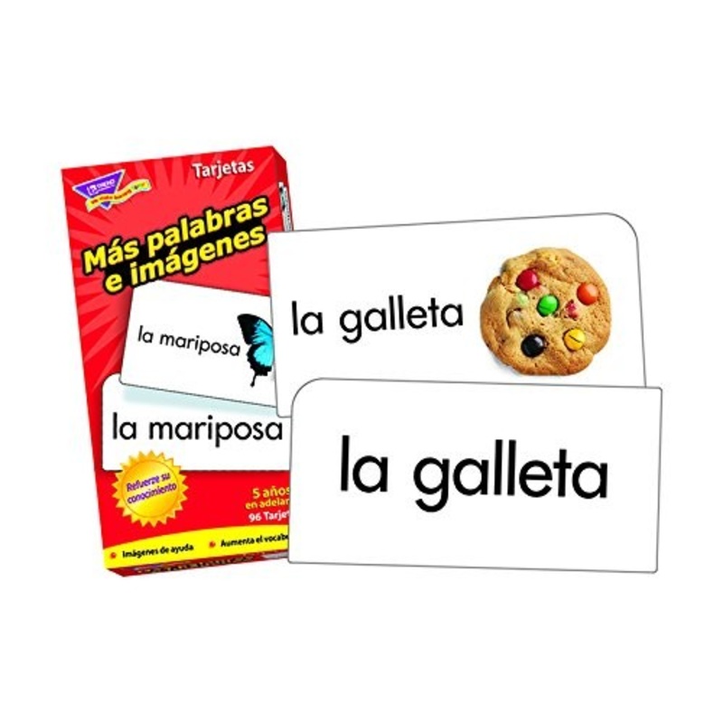 Skill Drill Flash Cards – More Picture Words/Ms palabras e imgenes