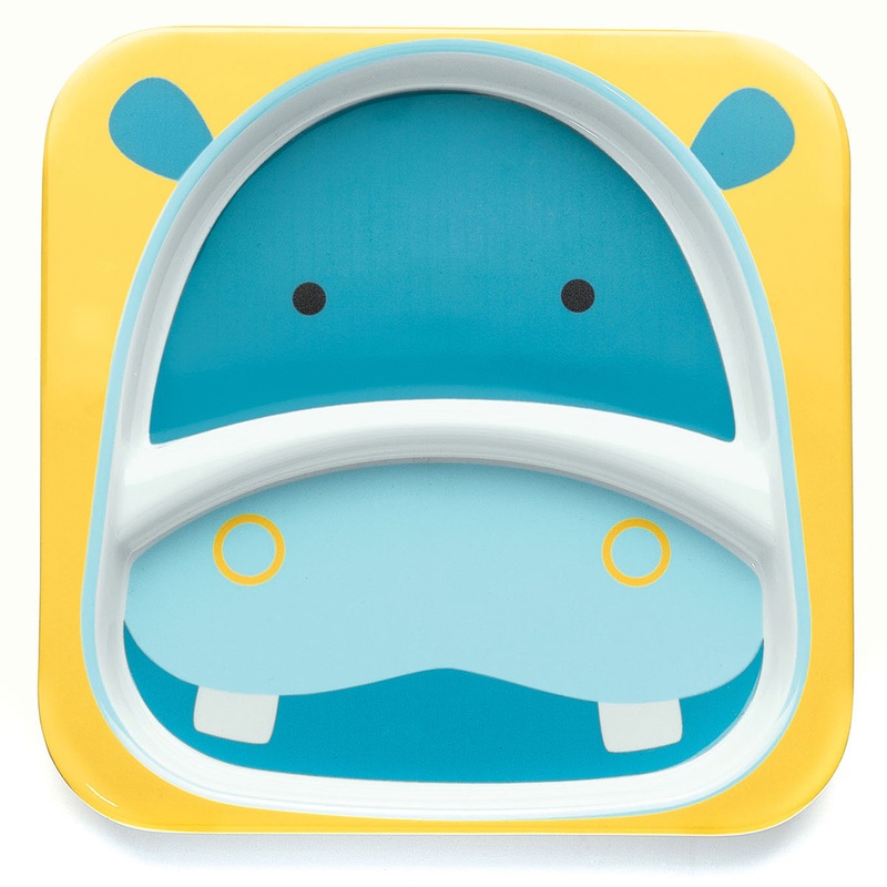 Skip Hop ZOO Divided Plate – Hippo