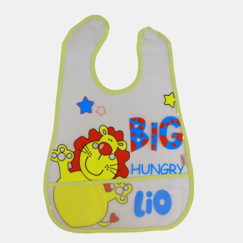 Baby Bib  Yellow Lion Design