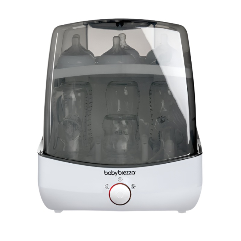 Baby Brezza Superfast Sterilizer Dryer, White on White