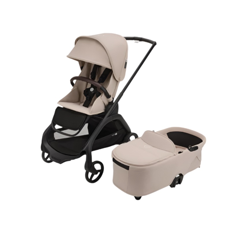Bugaboo Dragonfly Bassinet and Seat Stroller, Black, Desert Taupe, Desert Taupe, 2025