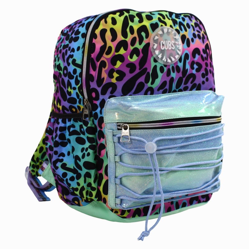 Cubs Leopard Backpack  Colorful