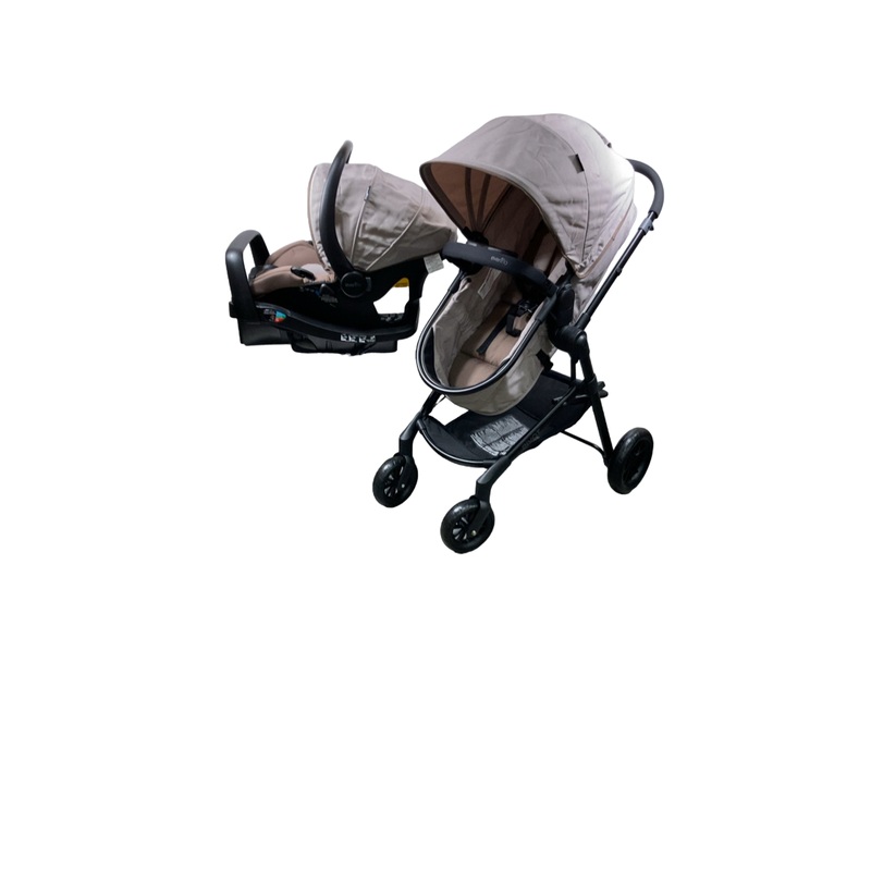 Evenflo Pivot Modular Travel System Stroller, 2024, Desert Tan