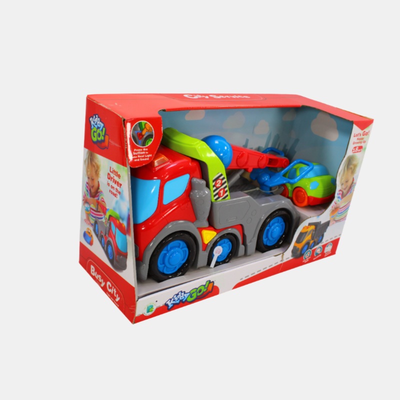 DHTS10363JCity Service 31Cm Slip Car With Light And Sound