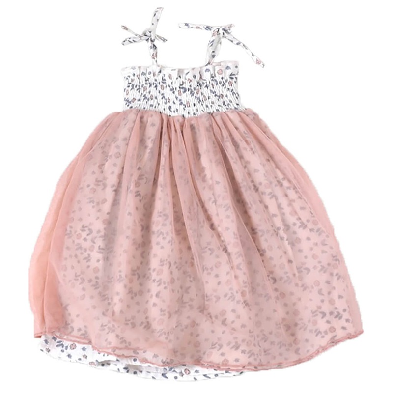 Emma Floral Smocked Baby Tutu Dress and Bloomer