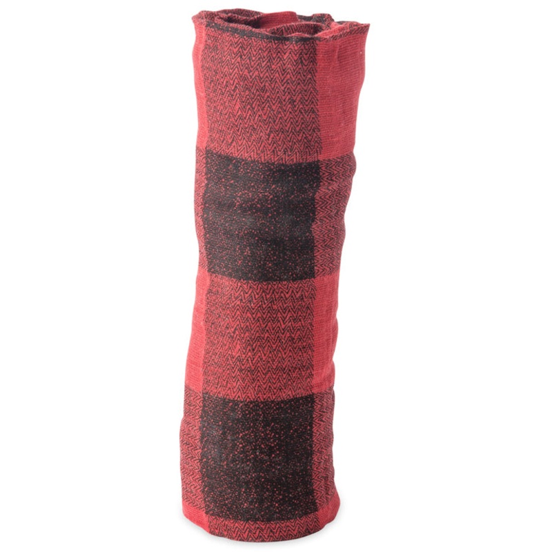 Little Unicorn Cotton Muslin Swaddle – Red Plaid