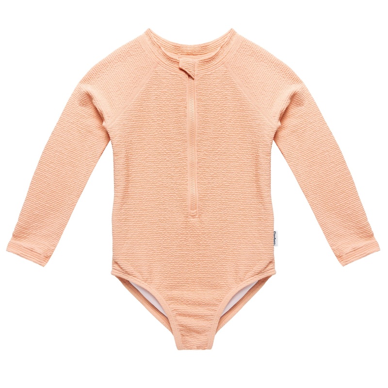 Toddler Girls UPF 50+ Peach Rash Guard