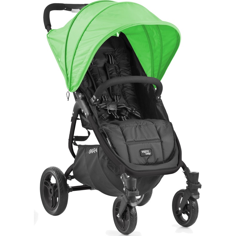 Valco Snap 4 Stroller and Hood – Black/Apple